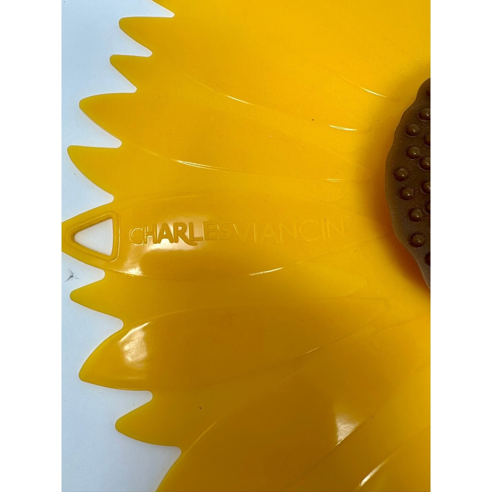 Charles Viancin Yellow Sunflower Silicone Airtight Seal Storage‎ Lid 12" B0 - Picture 2 of 5